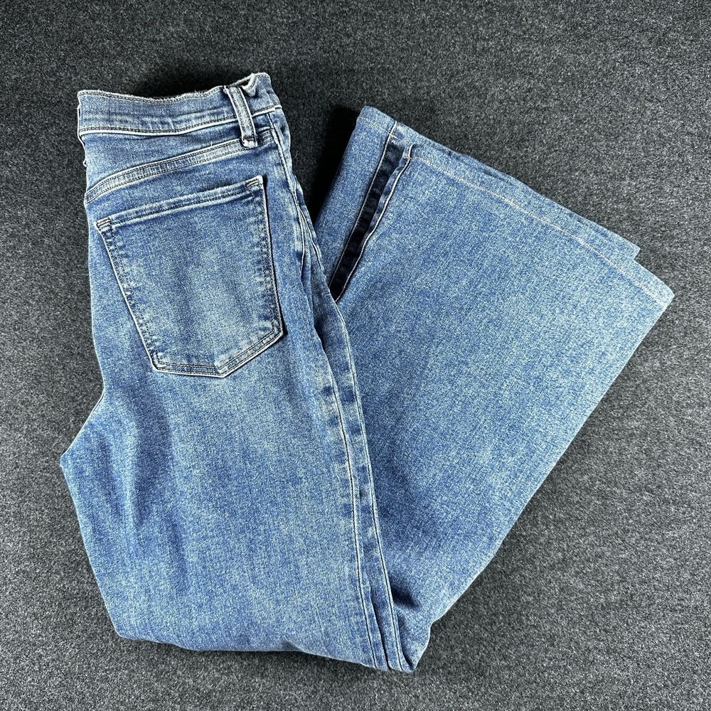 Abercrombie Fitch The Flare Ultra High Rise Jeans Women Size 30/10 *Hemmed‎